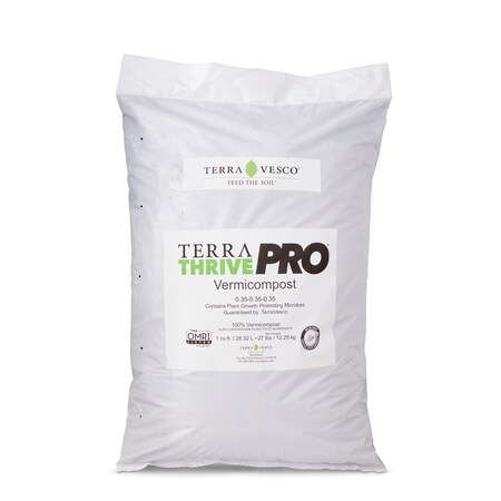Terrathrive TerraThrive PRO Vermicompost Cubic Foot TTPVC1CF